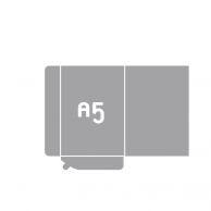 Chemise à rabat vernis sélectif/3D - 15.5 x 21.5 cm - A5