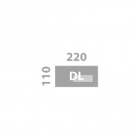 DL - 110 X 220 - Fenêtre 35/100 